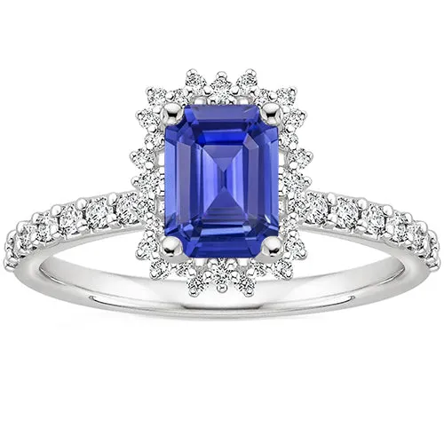 HarryChadEntcom Rings Halo Ring Star Style Ceylon Sapphire Natural Earth Mined Diamond 450 Carats HarryChadEntcom Rings Halo Ring Star Style Ceylon Sapphire Natural Earth Mined Diamond 450 Carats