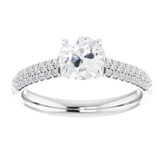 HarryChadEntcom Rings Old Miner Real Natural Earth Mined Diamond Engagement Ring With MultiRow Accents 5 Carats HarryChadEntcom Rings Old Miner Real Natural Earth Mined Diamond Engagement Ring With MultiRow Accents 5 Carats