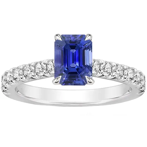 HarryChadEntcom Rings Pave Setting Natural Earth Mined Diamond Ring Emerald Ceylon Sapphire 425 Carats HarryChadEntcom Rings Pave Setting Natural Earth Mined Diamond Ring Emerald Ceylon Sapphire 425 Carats