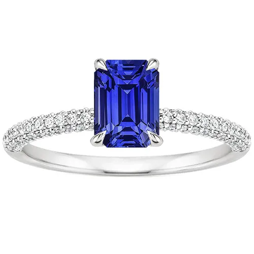 HarryChadEntcom Rings Solitaire with Accents Ring Sri Lankan Sapphire Natural Earth Mined Diamond 4 Carats HarryChadEntcom Rings Solitaire with Accents Ring Sri Lankan Sapphire Natural Earth Mined Diamond 4 Carats