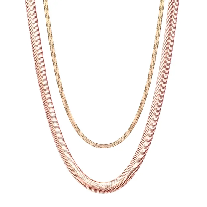 Hey Happiness Necklaces Snake Chain Necklace Set Hey Happiness Necklaces Snake Chain Necklace Set