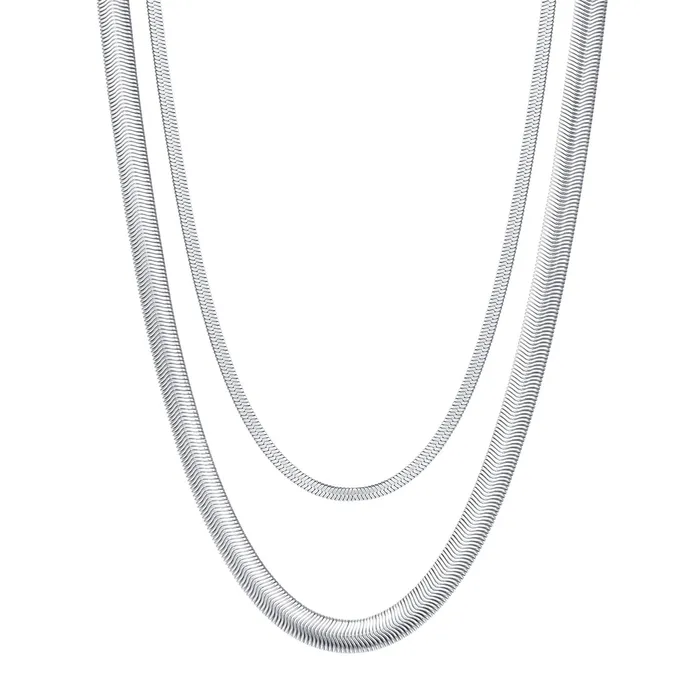 Hey Happiness Necklaces Snake Chain Necklace Set Hey Happiness Necklaces Snake Chain Necklace Set