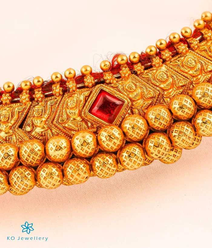 Kolhapur The Parnika Silver Maharastrian Thushi Necklace Necklaces