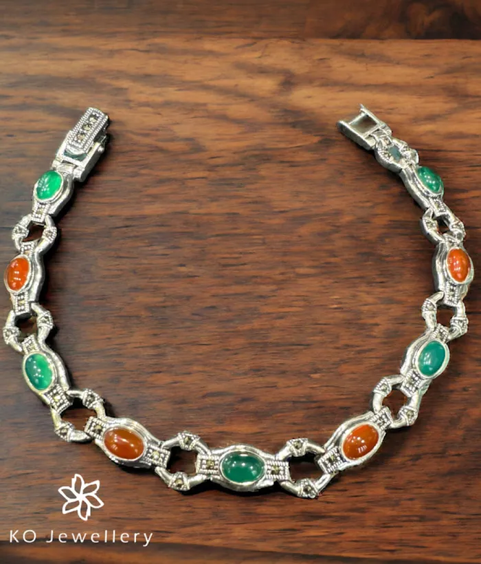 Marcasite Bracelets The Latika Sparkle Silver Marcasite Bracelet