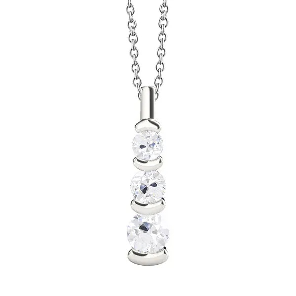 Necklaces HarryChadEntcom Round Old Mine Cut Real Natural Earth Mined Diamond Pendant Chain Half Bezel Set 150 Carats Necklaces HarryChadEntcom Round Old Mine Cut Real Natural Earth Mined Diamond Pendant Chain Half Bezel Set 150 Carats