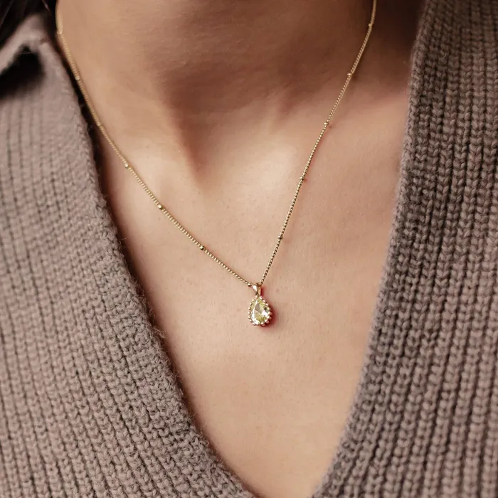 Necklaces Hey Happiness August Peridot Birthstone Necklace Sterling Silver Necklaces Hey Happiness August Peridot Birthstone Necklace Sterling Silver