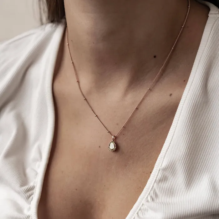 Necklaces Hey Happiness August Peridot Birthstone Necklace Sterling Silver Necklaces Hey Happiness August Peridot Birthstone Necklace Sterling Silver