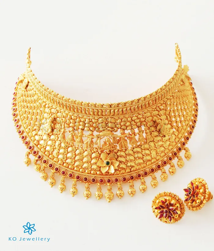 Necklaces Silversmith The Vadhu Silver Bridal Choker Necklace