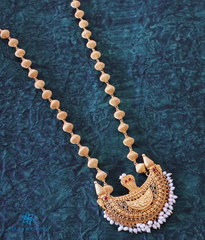 Necklaces Silversmith The Viloma Kokkethathi Silver Beads Necklace