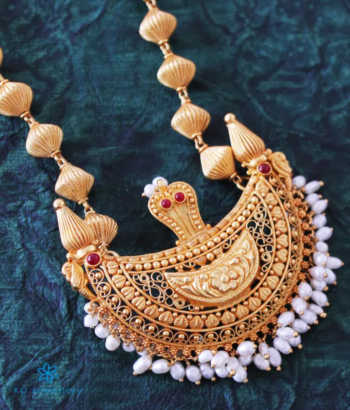 Necklaces Silversmith The Viloma Kokkethathi Silver Beads Necklace