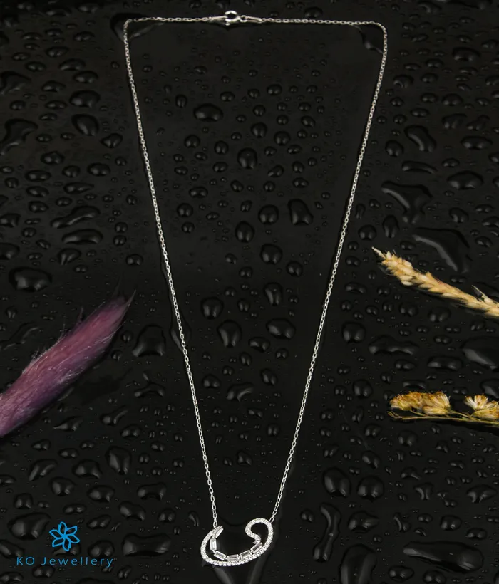 Necklaces The Swan Silver Necklace Imported