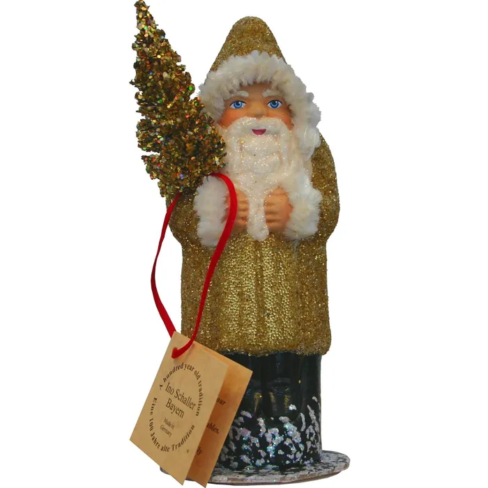 PreStyled Sets Alexander Taron Alexander Taron Schaller Paper Mache Candy Container Santa Gold Beaded PreStyled Sets Alexander Taron Alexander Taron Schaller Paper Mache Candy Container Santa Gold Beaded