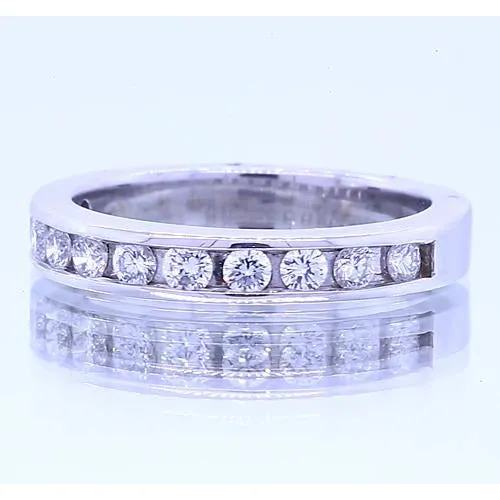 Rings GB 165 Carats Anniversary Band Round Natural Earth Mined Diamond White Gold 14K Rings GB 165 Carats Anniversary Band Round Natural Earth Mined Diamond White Gold 14K