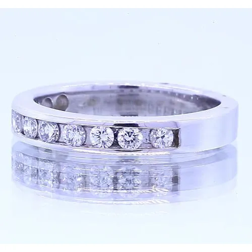 Rings GB 165 Carats Anniversary Band Round Natural Earth Mined Diamond White Gold 14K Rings GB 165 Carats Anniversary Band Round Natural Earth Mined Diamond White Gold 14K