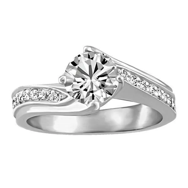 Rings GB 330 Carats Round Cut Real Natural Earth Mined Diamonds Solitaire Ring With Accents New
