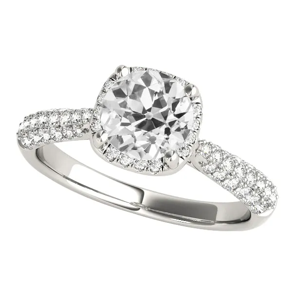 Rings HarryChadEntcom 425 Carats Halo Old Cut Round Natural Earth Mined Diamond Ring Pave Setting Jewelry Rings HarryChadEntcom 425 Carats Halo Old Cut Round Natural Earth Mined Diamond Ring Pave Setting Jewelry