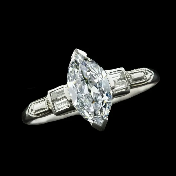 Rings HarryChadEntcom Baguette Old Cut Marquise Natural Earth Mined Diamond Ring 5 Stone Jewelry 475 Carats Rings HarryChadEntcom Baguette Old Cut Marquise Natural Earth Mined Diamond Ring 5 Stone Jewelry 475 Carats