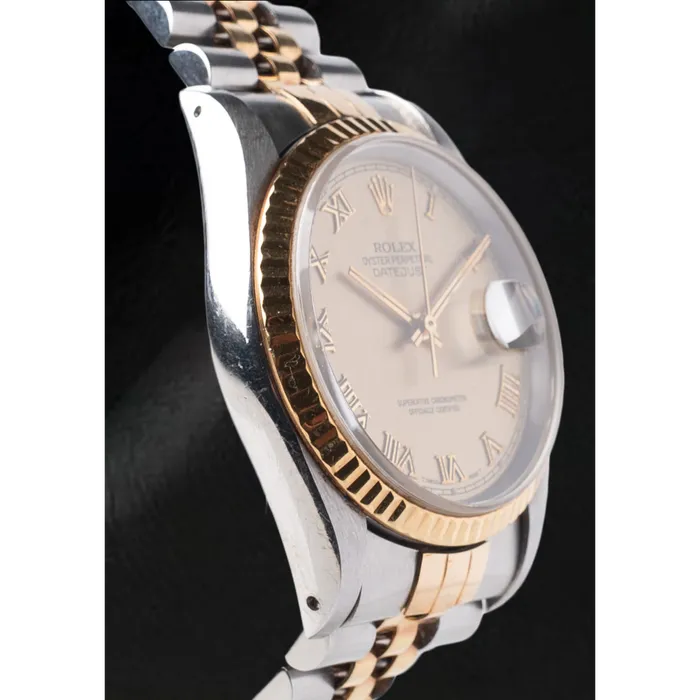 Rings HarryChadEntcom Rolex Datejust Champagne Roman Dial 36 mm Two Tone Watch Rings HarryChadEntcom Rolex Datejust Champagne Roman Dial 36 mm Two Tone Watch