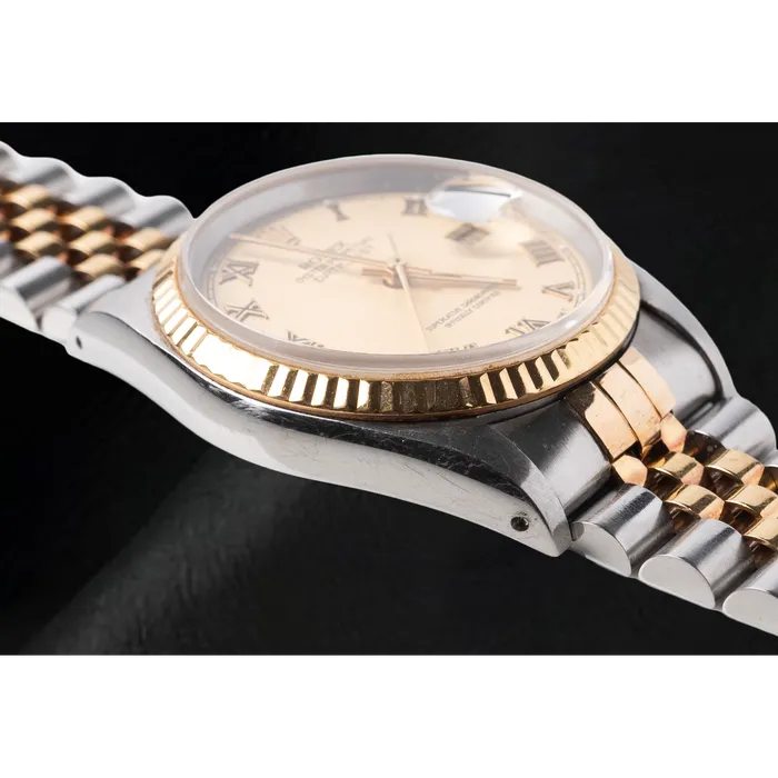 Rings HarryChadEntcom Rolex Datejust Champagne Roman Dial 36 mm Two Tone Watch Rings HarryChadEntcom Rolex Datejust Champagne Roman Dial 36 mm Two Tone Watch