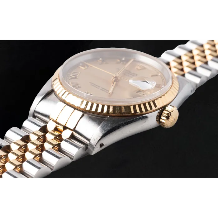Rings HarryChadEntcom Rolex Datejust Champagne Roman Dial 36 mm Two Tone Watch Rings HarryChadEntcom Rolex Datejust Champagne Roman Dial 36 mm Two Tone Watch