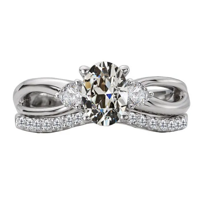 Rings HarryChadEntcom Round Oval Old Cut Natural Earth Mined Diamond Wedding Ring Set Infinity Shank 6 Carats Rings HarryChadEntcom Round Oval Old Cut Natural Earth Mined Diamond Wedding Ring Set Infinity Shank 6 Carats