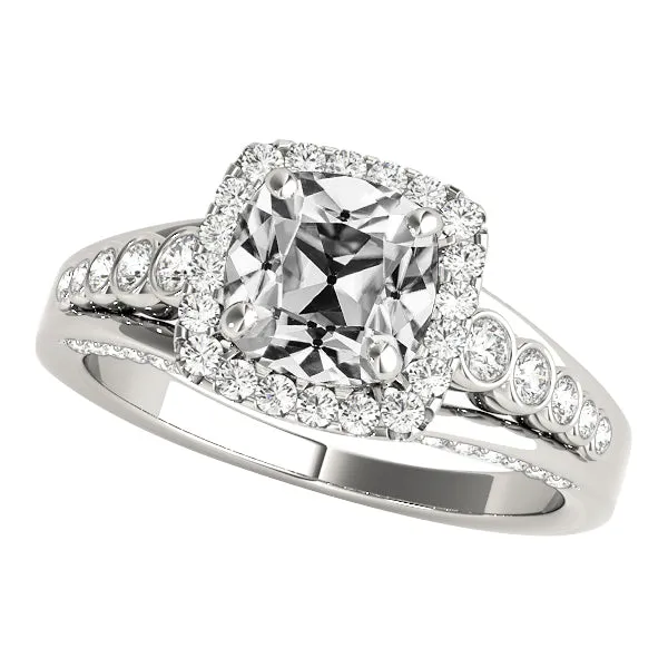 Rings HarryChadEntcom Women Round Halo Ring Cushion Old Mine Cut Natural Earth Mined Diamond Jewelry 825 Carats Rings HarryChadEntcom Women Round Halo Ring Cushion Old Mine Cut Natural Earth Mined Diamond Jewelry 825 Carats