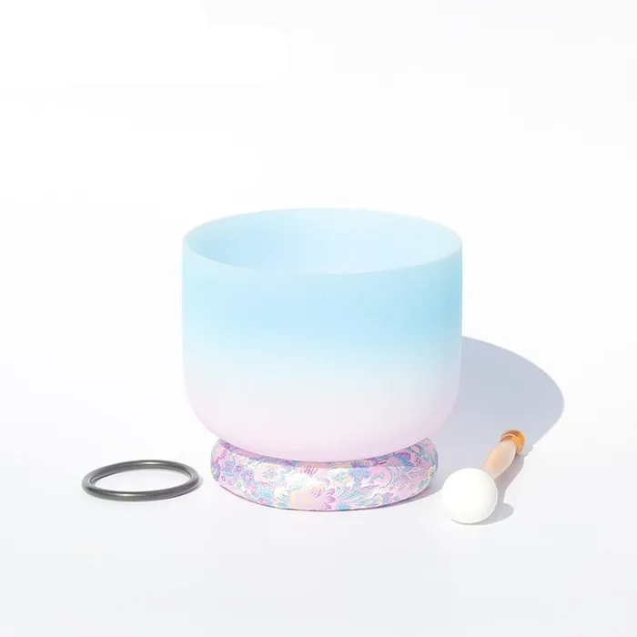 Rings Life Changing Energy 812 Inch BluePink Candy Color Frosted Quartz Singing Bowl FREE Carrying Case Mallet and Oring Rings Life Changing Energy 812 Inch BluePink Candy Color Frosted Quartz Singing Bowl FREE Carrying Case Mallet and Oring