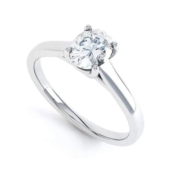 Rings Oval Cut Solitaire 125 Carats Natural Earth Mined Diamond Engagement Ring White Gold 14K GB Rings Oval Cut Solitaire 125 Carats Natural Earth Mined Diamond Engagement Ring White Gold 14K GB