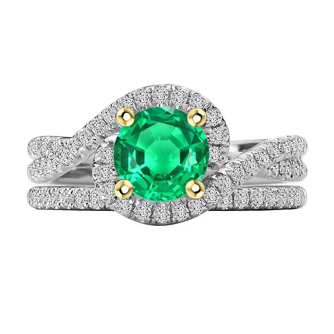 Rings Trendy Green Emerald Diamond Ring Set Womens Jewelry HarryChadEntcom Rings Trendy Green Emerald Diamond Ring Set Womens Jewelry HarryChadEntcom