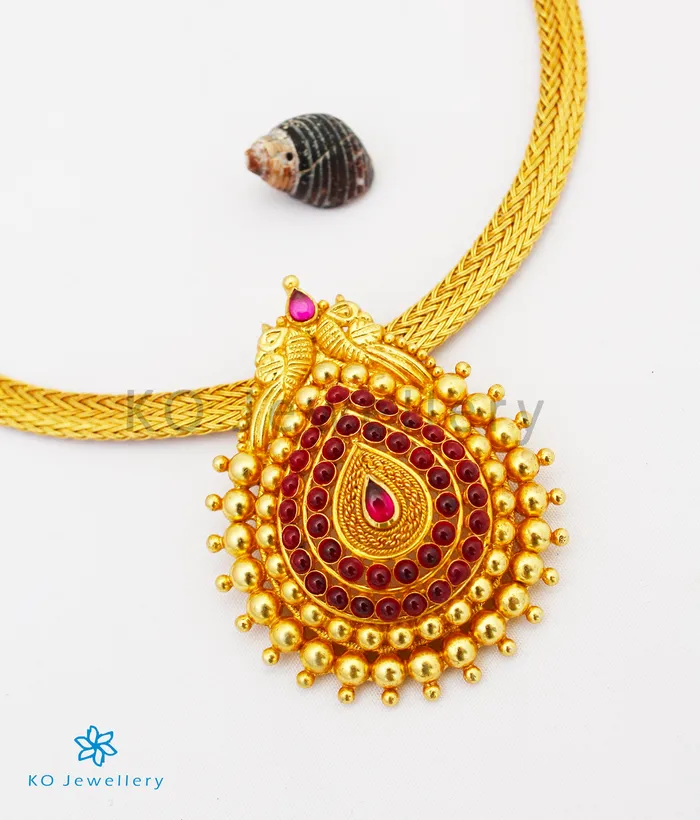 Silversmith Necklaces The Dayanita Silver Kempu Necklace