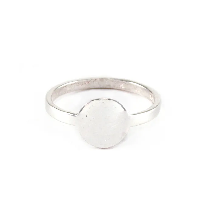 Sterling Silver Circle Ring Stamping Blank SIZE 10 PSV Rings