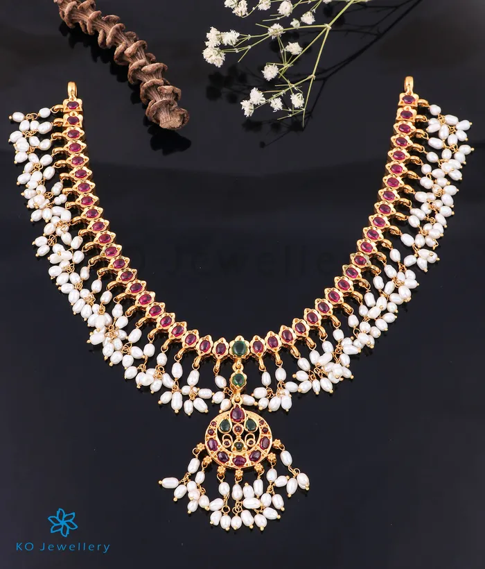 The Lasya Silver Addige Necklace Silversmith Necklaces