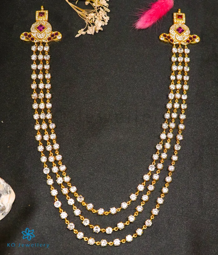 The Paarvi Silver Layered Necklace Silversmith Necklaces