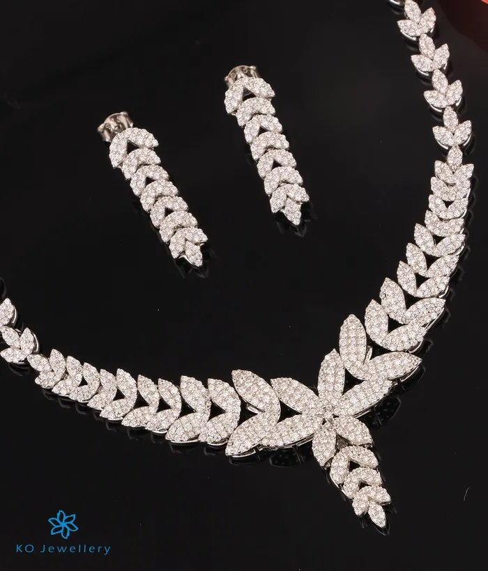 The Virginia Silver Necklace Set Imported Necklaces