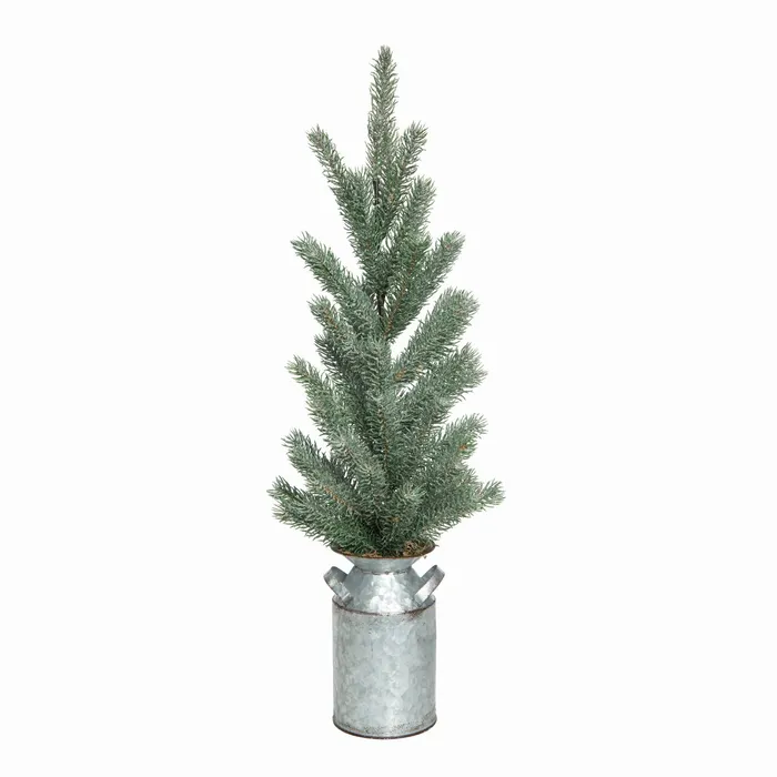 Transpac Tree In Galvanized Milk Jug Transpac Necklaces