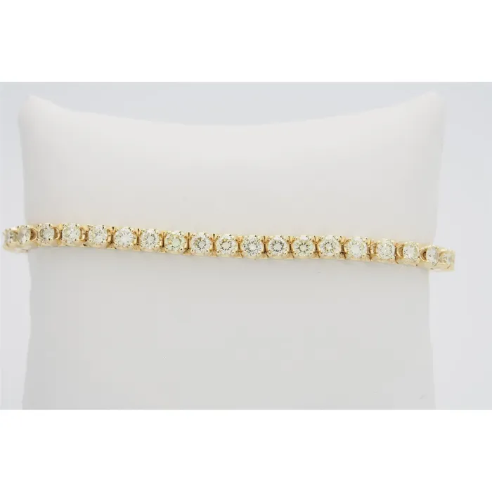 Women Round Natural Earth Mined Diamond Tennis Bracelet Solid Yellow Gold Jewelry 5 Ct GB Bracelets Women Round Natural Earth Mined Diamond Tennis Bracelet Solid Yellow Gold Jewelry 5 Ct GB Bracelets