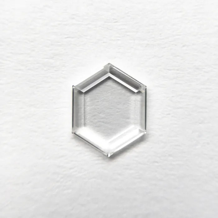 069ct 778x621x133mm VS2 G Hexagon Portrait Cut 1985442 Misfit Diamonds Rings