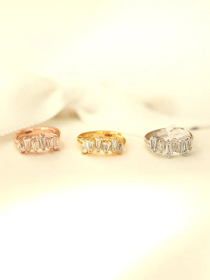 925 Silver Cubic Hoop Earring MinimalBijoux Earrings