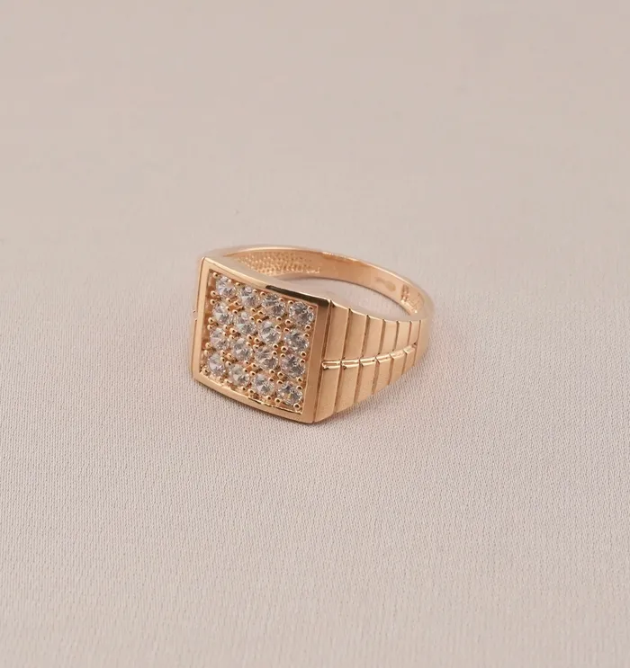 AB and J Rings 14K Gold Mens Ring RG1553