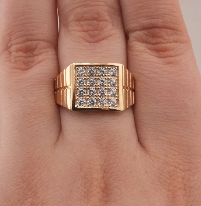 AB and J Rings 14K Gold Mens Ring RG1553 AB and J Rings 14K Gold Mens Ring RG1553