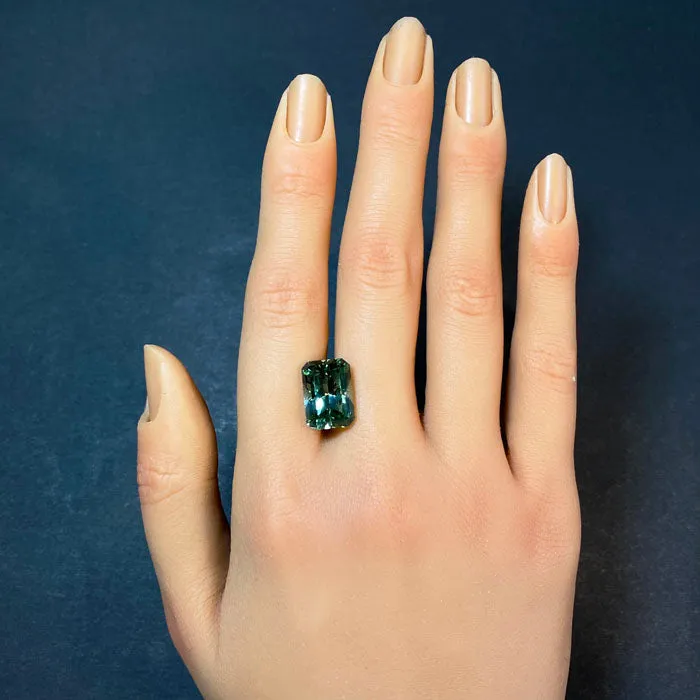 Barion Style Emerald Cut Tourmaline 982 Carats vendorunknown Earrings