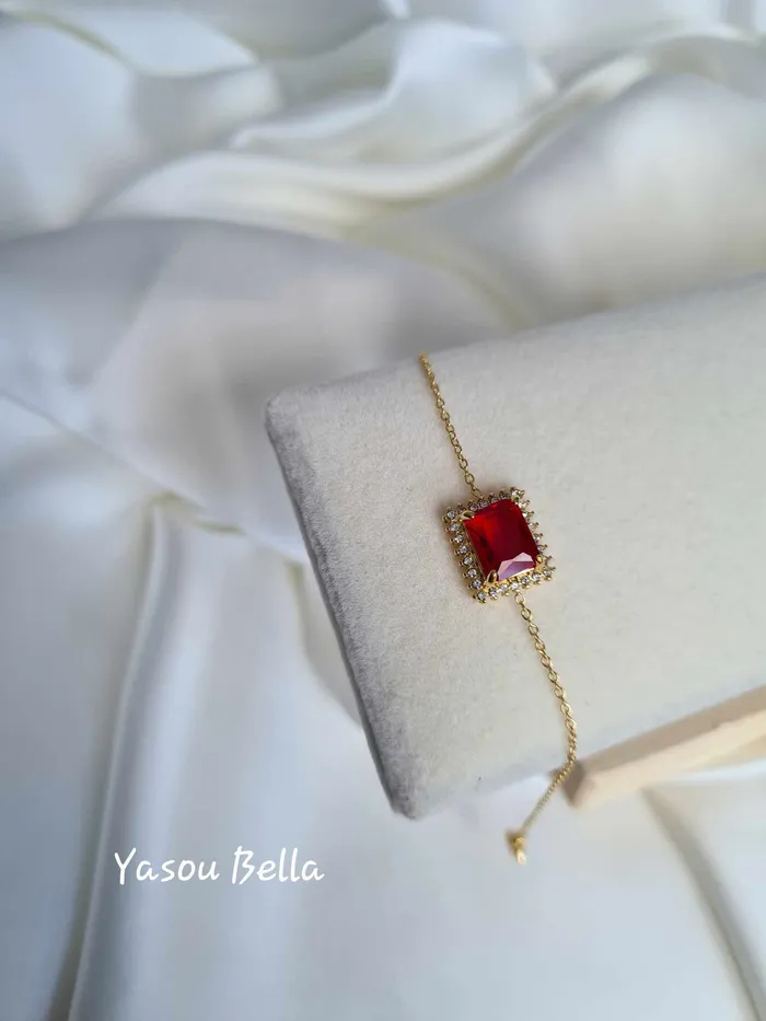 Bracelet Orient Diamant Rouge Yasou Jewelry Bracelets