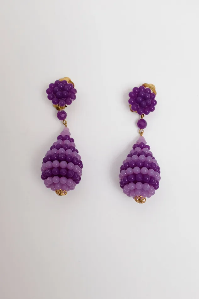 collectionno2 0003VINTAGE LILAC EARRINGS Earrings collectionno2 0003VINTAGE LILAC EARRINGS Earrings