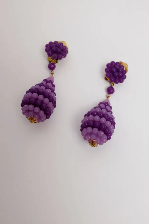 collectionno2 0003VINTAGE LILAC EARRINGS Earrings collectionno2 0003VINTAGE LILAC EARRINGS Earrings
