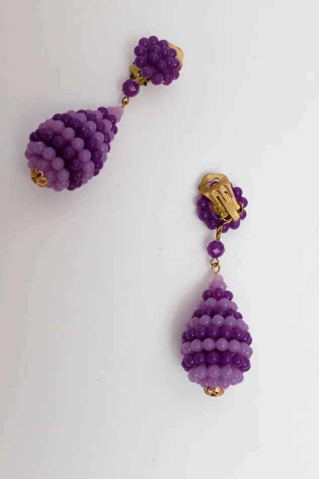 collectionno2 0003VINTAGE LILAC EARRINGS Earrings collectionno2 0003VINTAGE LILAC EARRINGS Earrings