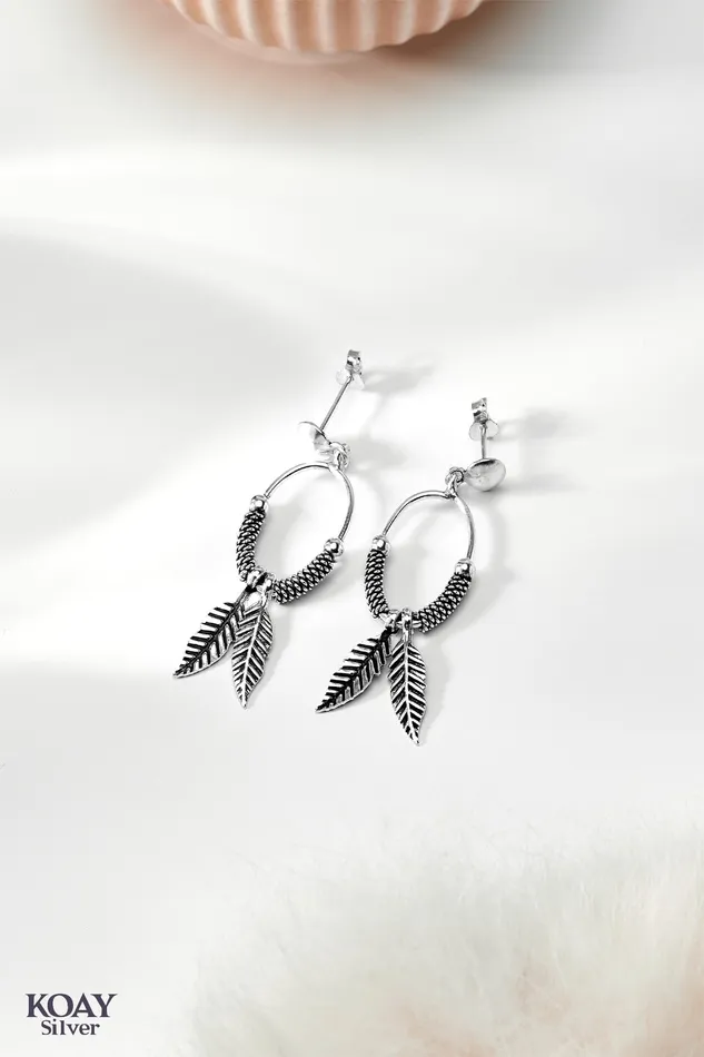 D Feathers Earring KOAY Earrings