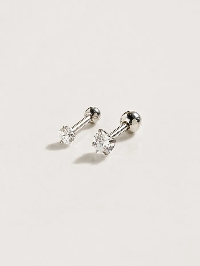 Earrings Cutie Memory Heart Cartilage Ear Piercing 16G MinimalBijoux