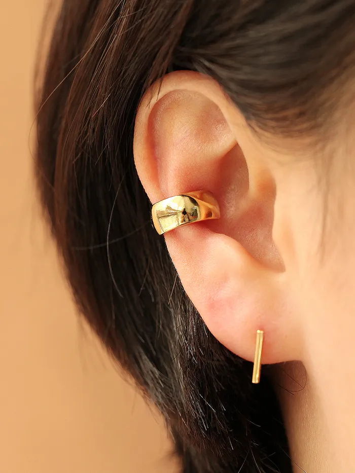 Earrings MinimalBijoux 925 Silver Bold Ear Cuff