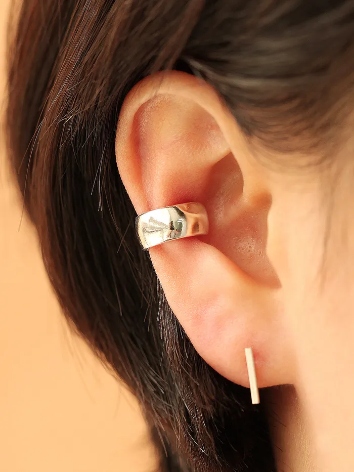 Earrings MinimalBijoux 925 Silver Bold Ear Cuff