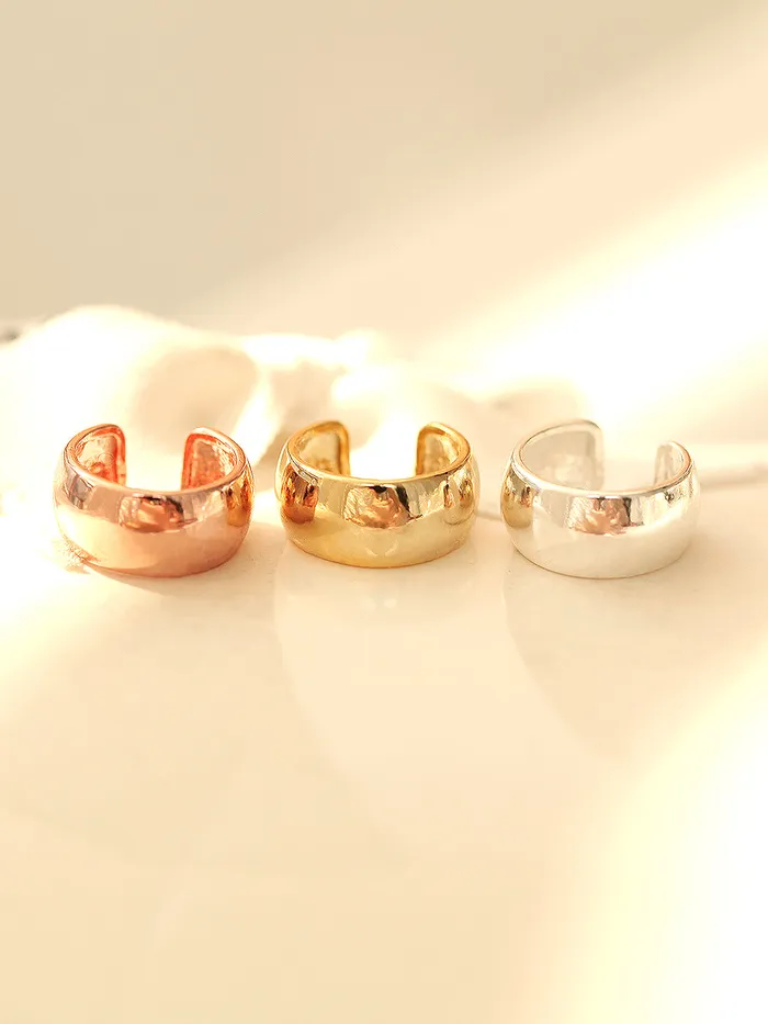 Earrings MinimalBijoux 925 Silver Bold Ear Cuff